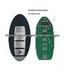 16 Teana Smart Board Key Fob with 3+1 Buttons and 433 4A Chip
