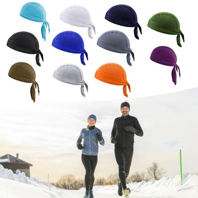Breathable Mesh Lining Sport Headscarf Hat Bandana Hat For Cycling Running Fitness Adjustable Design Hat for Outdoor