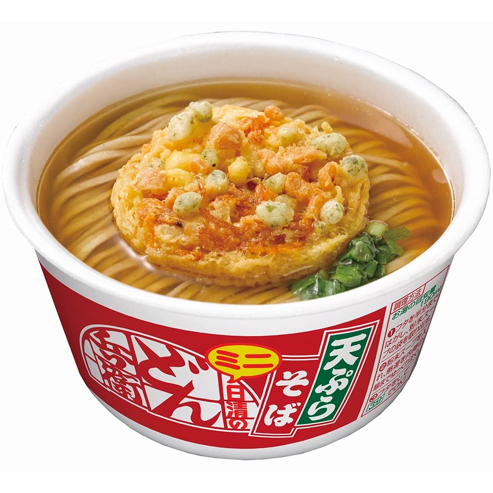 Donbei Tempura Soba Mini Nissin Foods Cup 46g x 12 packs (West) Noodles,