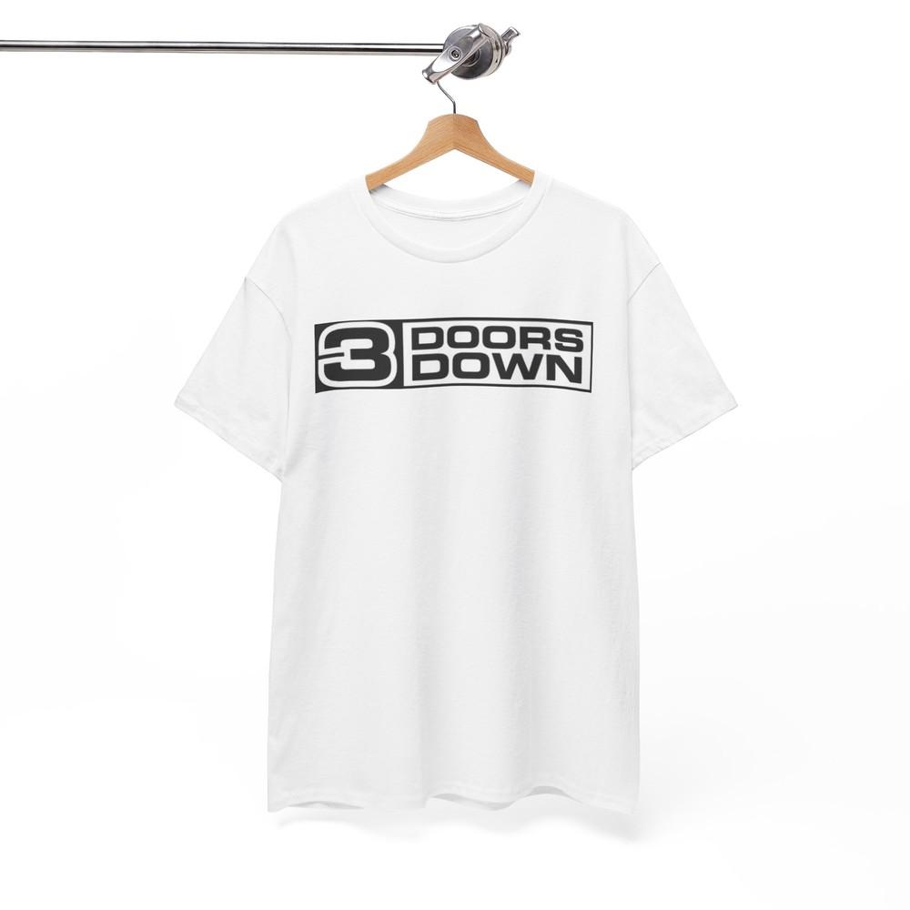 Three Doors Down Tshirt Logo Retro Rock Band 90s Unisex Heavy Cotton Tee Unisex T-Shirt S