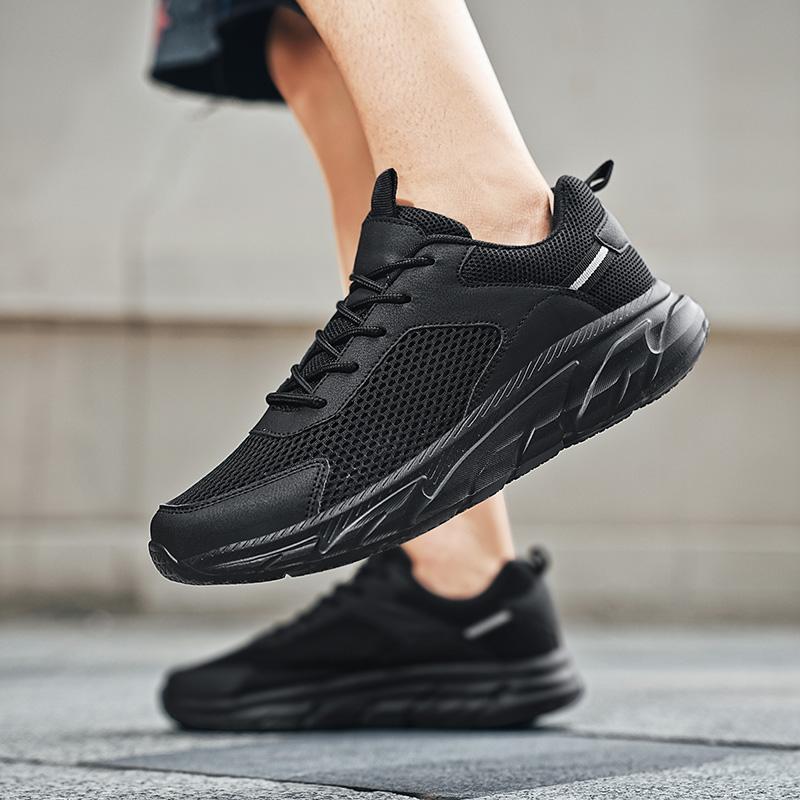38-48 Summer Men's Sports Shoes Breathable Casual Shoes Flying Weaving Outdoor Running Shoes