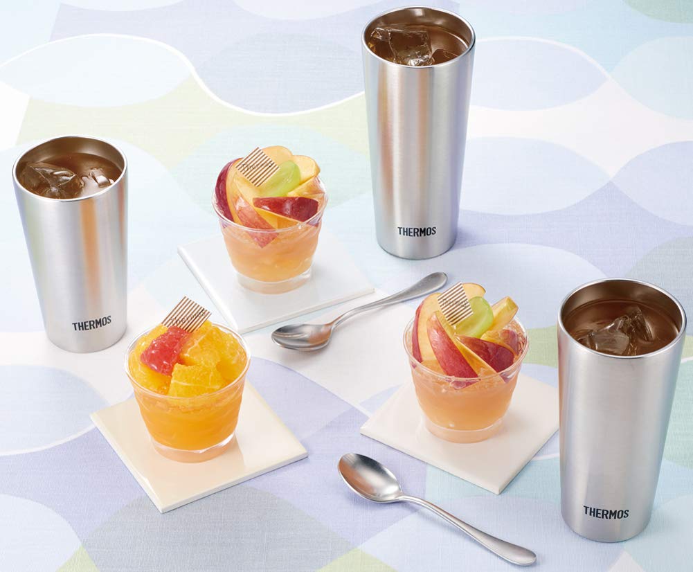 Thermos Vacuum Insulated Stainless Set of S Tumbler, 400ml, Steel, 2, JDI-400P