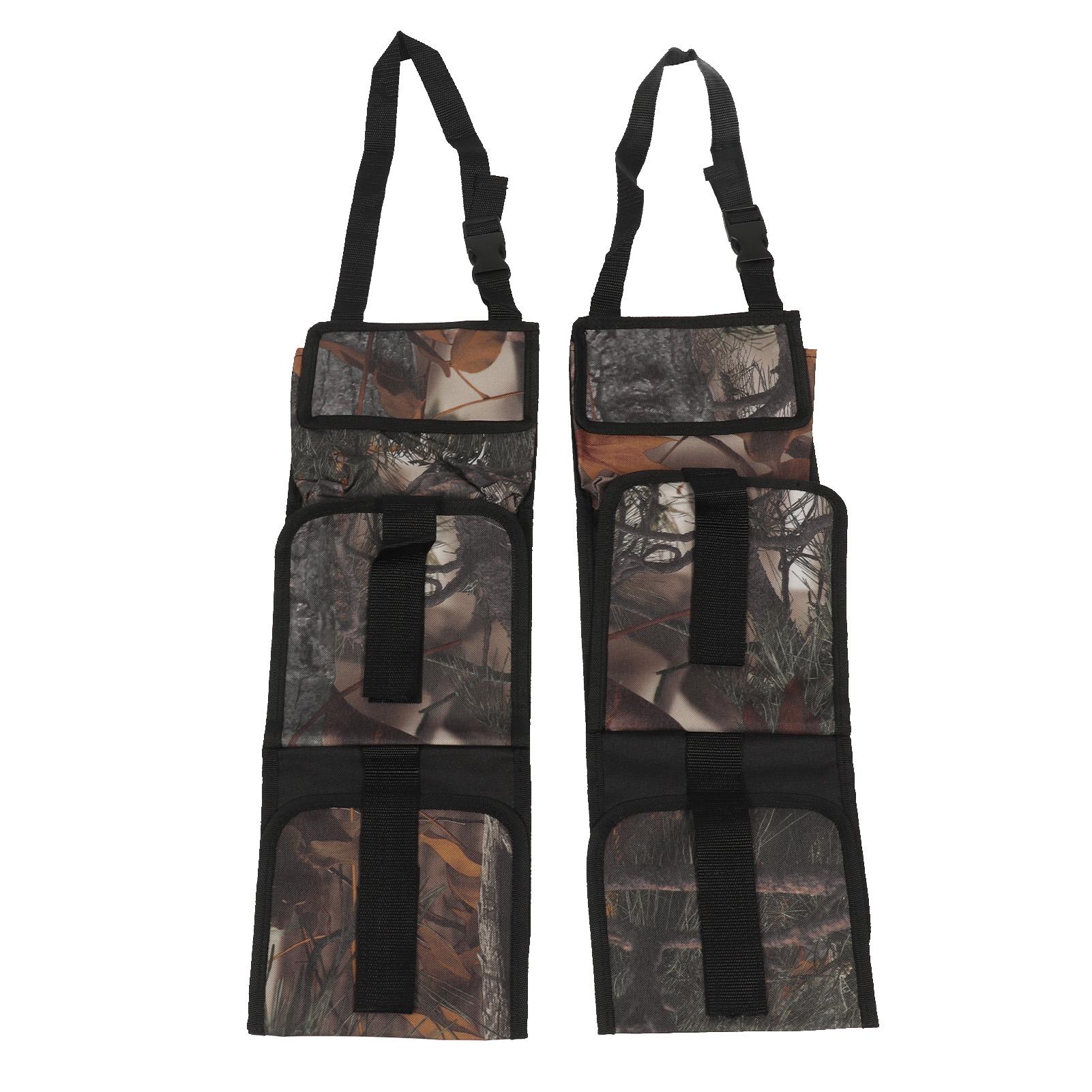 

1 Pair Car Rear Seat Rod Rack 600D Oxford Cloth Camouflage Color Easy To Install Rear Seats Fishing