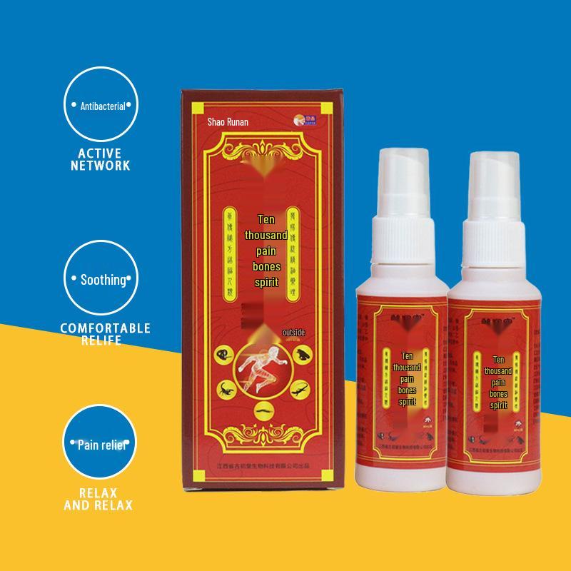 

Спрей с эфирным маслом Вань Тун Цзинь Гу Лин для популярных ночных рынков и уличной торговли 60ml/bottle