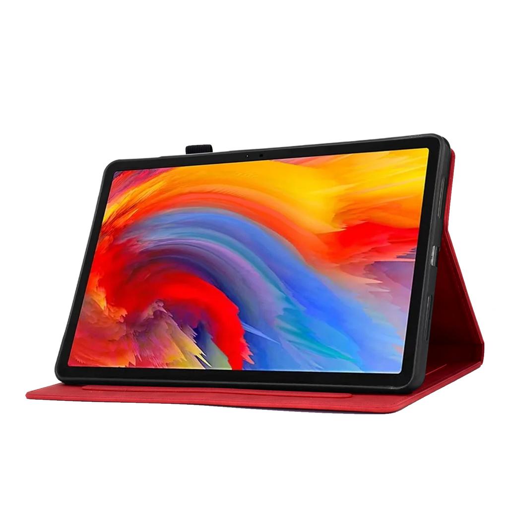 For Lenovo Xiaoxin Pad 12.1 (2025) Case Flower Butterfly Imprinted Card Slots Leather Cover