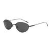 2pcs Luxury Small Cat Eye Metal Sun Glasses Female Man  Designer Eye Glasses Outdoor Traveling Simple Style Sunglasses