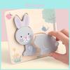 Montessori Wooden Animal Puzzle Set With Bright Colors For Toddler Development And Learning