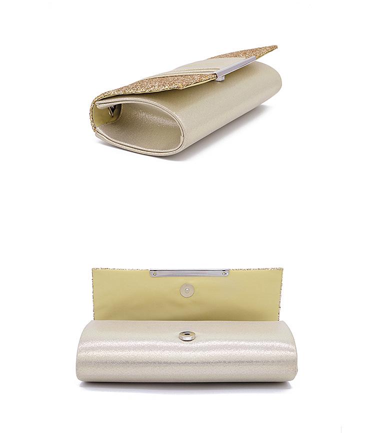 2024 Summer Sequin Pleated Evening Shoulder Bag