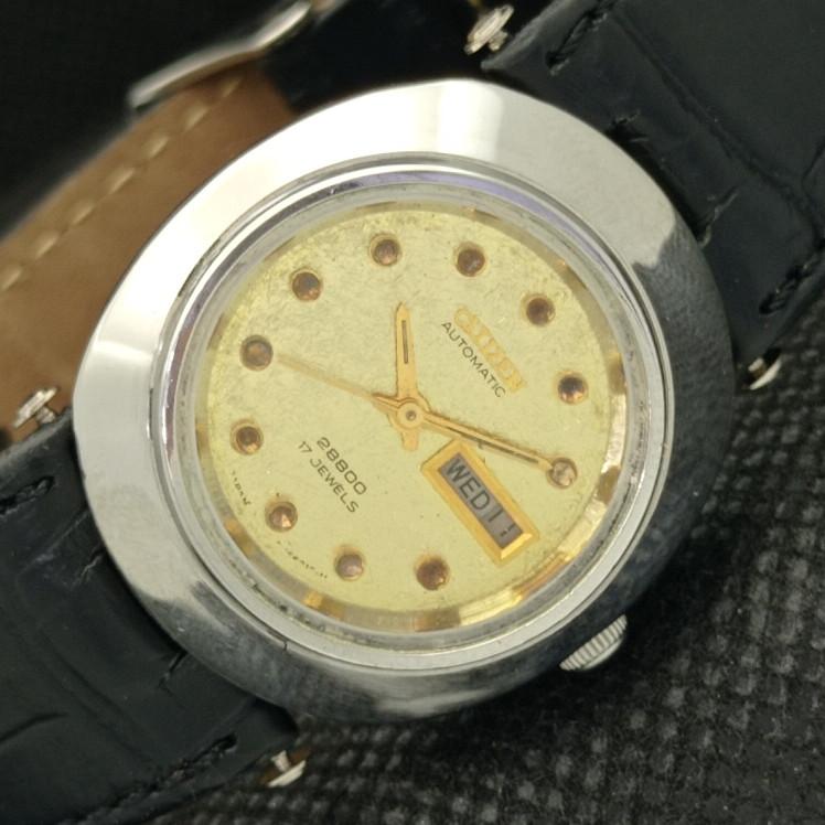 

Б/У винтажные женские часы Citizen Automatic 28800 из Японии с оригинальным циферблатом a314540-9 SKU606-a314540