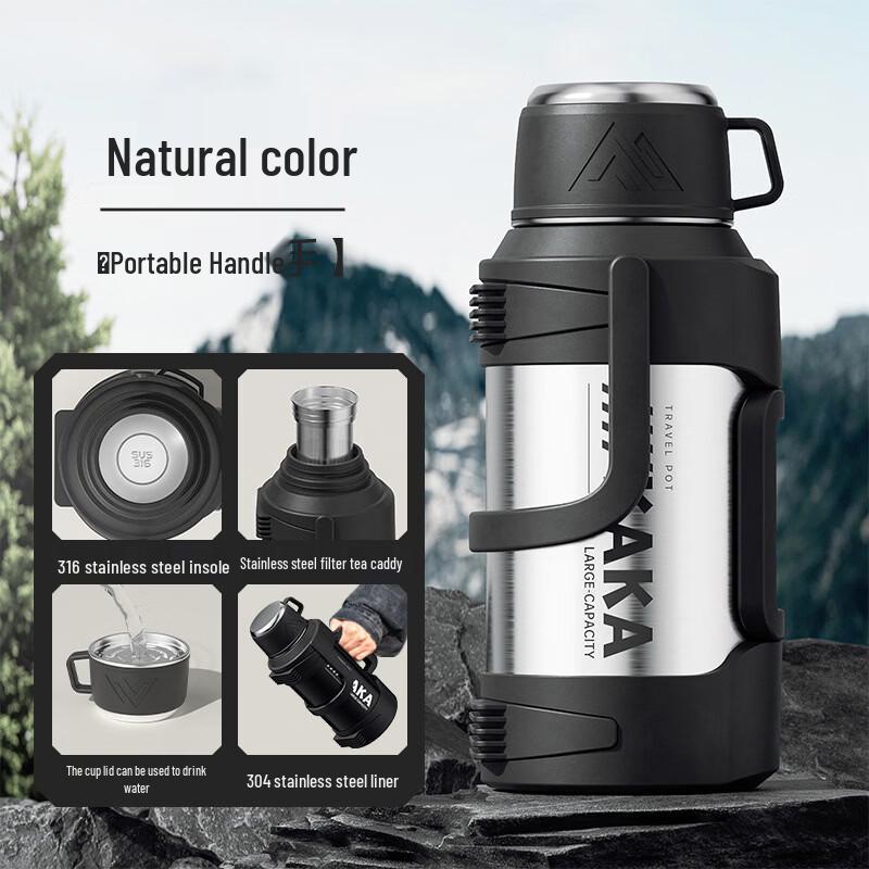 Xiaoyueya 316 Stainless Steel Insulated Thermal Flask with Tea Infuser