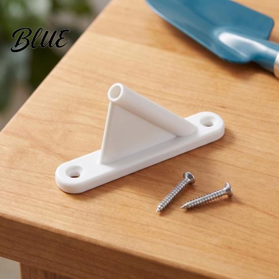 Plastic Flag Stand Mini Stick Holder with Screws, Wall Mount Pole America Holder, Small Display Bracket for Classrooms Offices Shops Portable