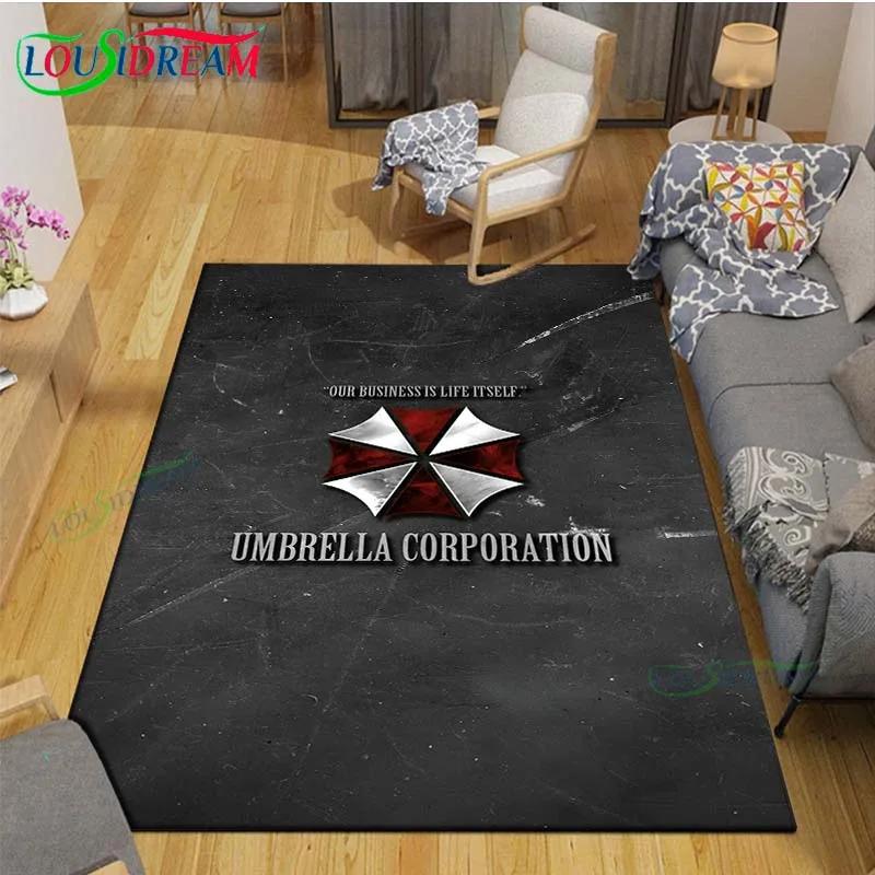 2025 Fashion 3D Movie R-Resident Evil Printed  Carpet Living Room Anti-Skid Area Rug Kids Bedroom Mats Yoga Mat Carpet Decor