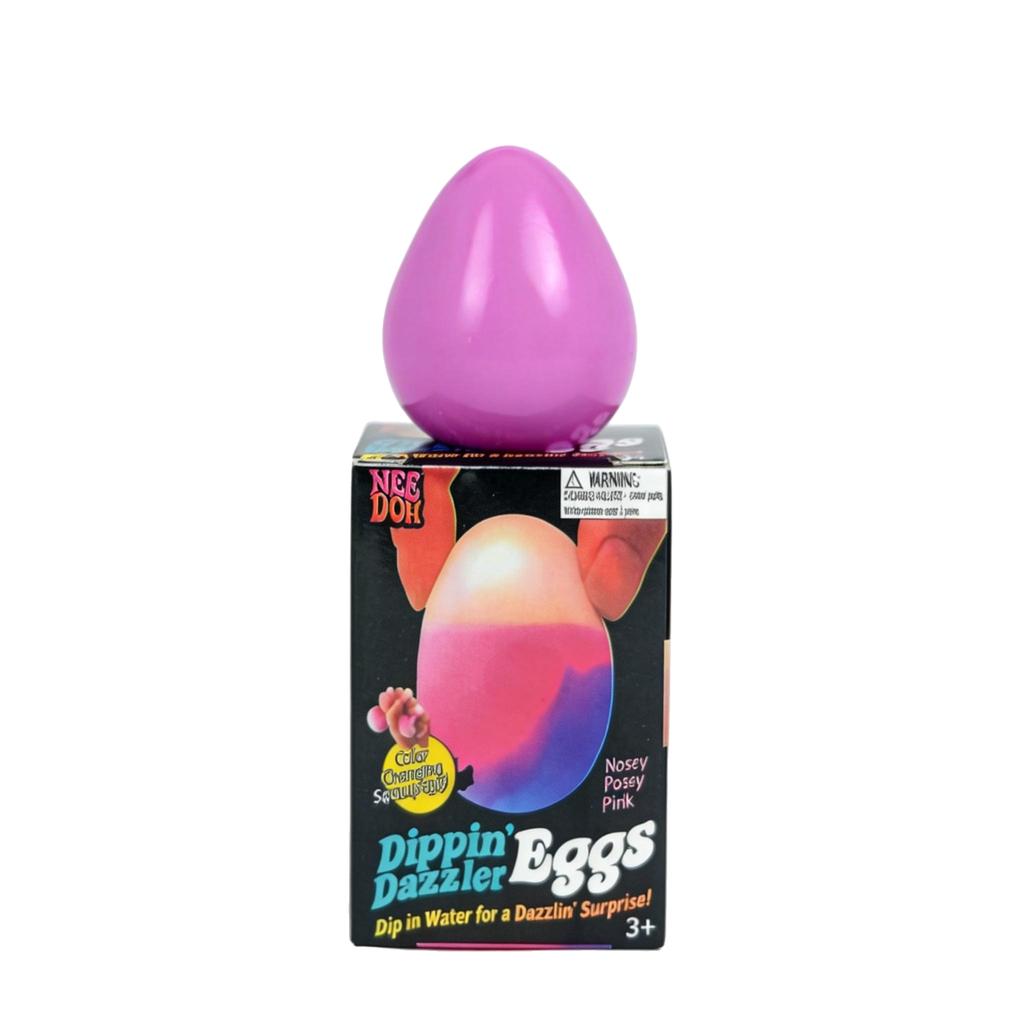 Nee-Doh Hot Golden Egg Treasure Hunt Toy With Squishy Surprise Stress Easing Squeeze Kids' Easter Party Toy For Kids Adults Children's Birthday Gift