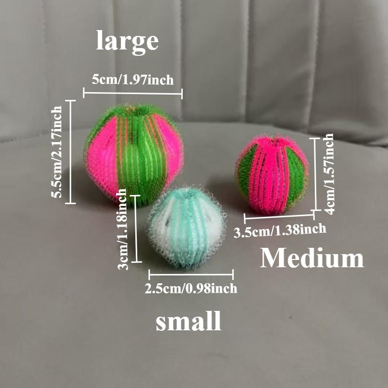 4/6PCS Anti winding Clothes Sucking Balls EnhanceFrictionForce Hair Removal BallDrumWashing MachineStickyDebris To Remove Dirt