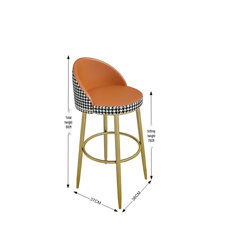 9C Modern Rock Slab Bar Table and Chairs for Living Room, Balcony, Kitchen, or Dining - High-Legged, Long Design with Wine Cabinet Feature