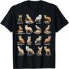 Renards du Monde Animaux Renards Design Éducatif T-Shirt