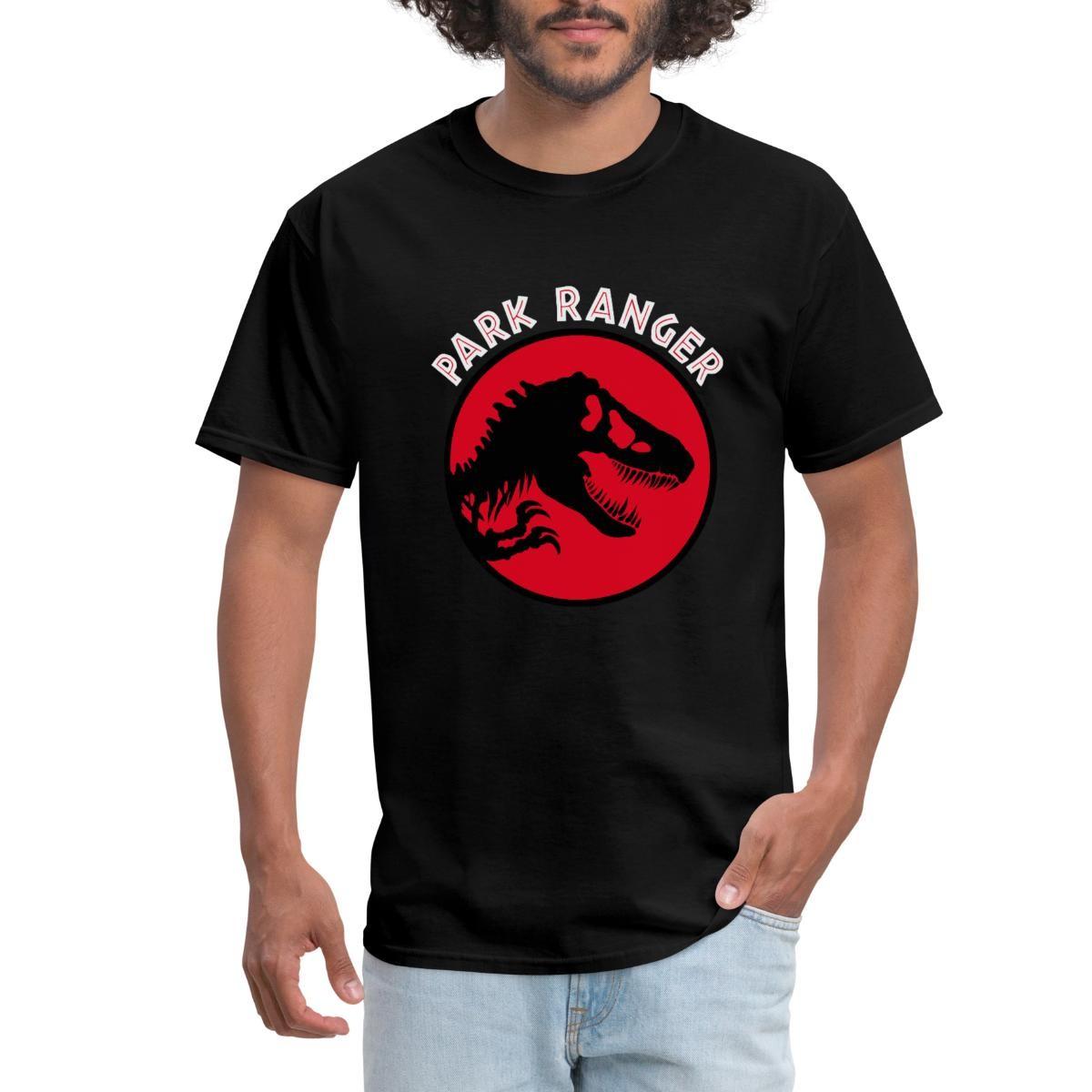 Jurassic Park Park Ranger Men s T-Shirt S