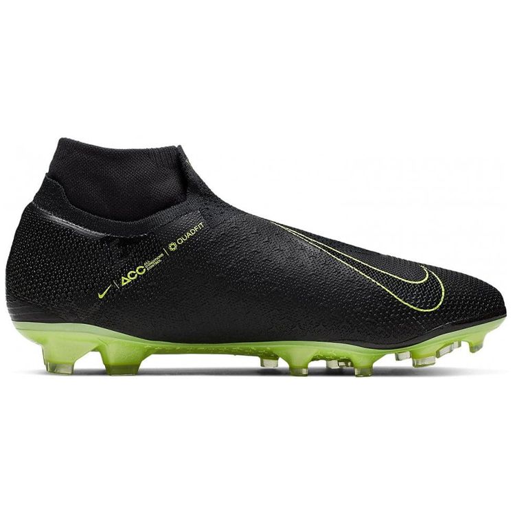 Nike Phantom Vision Elite DF FG Black Volt Men Sneakers AO3262-007