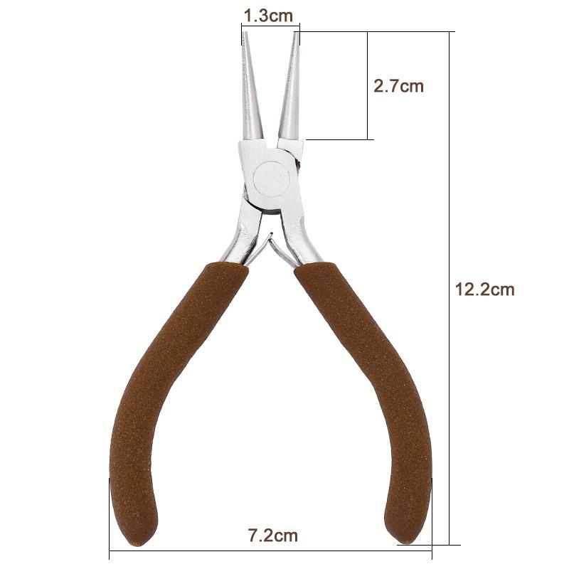 Professional Jewelry Making Tools Jewelry Pliers Needle Nose Pliers Round Wire Cutters for Supplies Wrapping DIY Crafts Beading