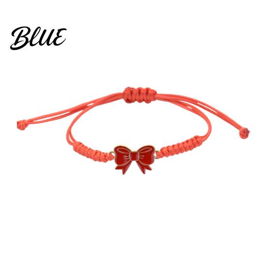 Adjustable Friendship Bracelet Bow Braided String Rope Handcrafted Fashionable Wrist