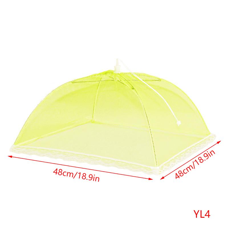 Food Mesh Cover Folding Food Cover Tent Dome Net Umbrella Kitchen Gadgets