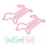 100pcs Dog Shaped Paper Clips Slip Resistance Exquisite Cute Paper Clips for School Office