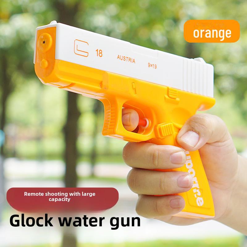 "New Douyin Kids' Mini Glock Water Gun Toy - Summer Beach Fun"