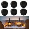 10Pieces Practical Sturdy Rubber Gasket Seal Convenient for Stove Knob Protective Against Moisture and Greases