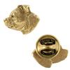 Staffordshire Bull Terrier, Staffy - Dog Brooch In Decorative Box, Elegant Gold-plated Pin, Art-Dog Brand Jacket Pin