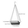 Y5JC Iron Mesh Hanging Bird Feeder Tray Outdoor Garden Decoration for Bird Watching Accessories