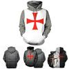Vibrantly Designed Unisex Knights Templar Cosplay 3d Print Pullover Casual Sweater