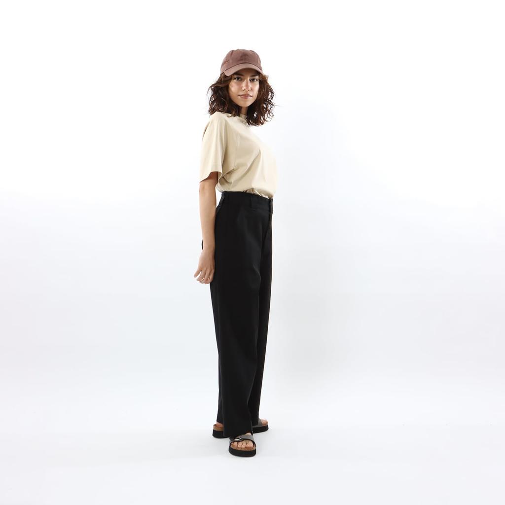 One Point Logo Long Pants Casual Black [Champion] Women's CW-Z206