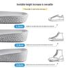 Boost Popcorn Height-Increasing Insoles for Men & Women - Breathable, Sweat-Absorbent, Flexible, Soft, Lightweight Sports Inner Height Enhance Pad