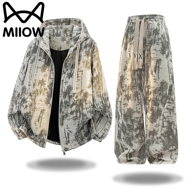 MiiOW Men's Casual Outdoor Sportswear Two-Piece Set
