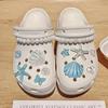 1 Set Diy Clogs Sandals Garden Shoe Decor Cute Starfish Shell Resin Shoe Charms Accessories Buckles Beach Bag Pins Girls Gifts
