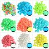 Solar Activated Glow Pebbles 100PCS Garden Mixed Color for Patios Walkways and Artistic Vase Filler