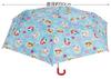 Skater Folding Princess for Ages Elementary School Manual Includes Dedicated UV 6 Disney Rain or Includes Dedicated Storage Case Children's Parasol,