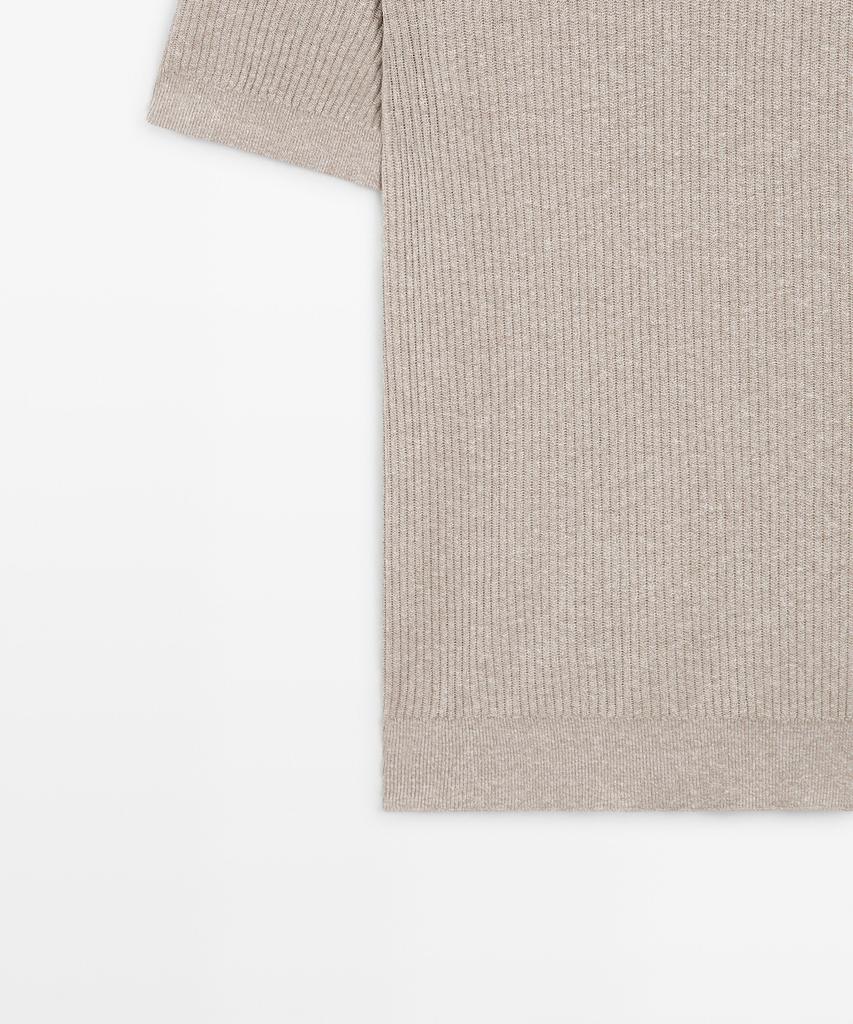 Masimodutti Cotton Knit Polo