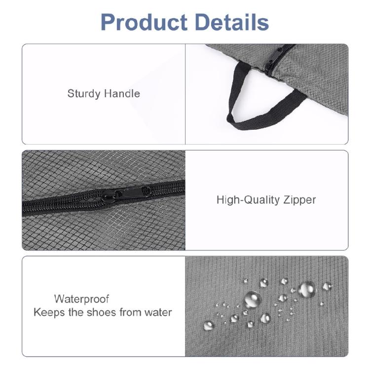 Travel Shoe Organizer Practical Fabric Dustproof Case Sports Shoe Storage Bag for Business Trip Camping Essential