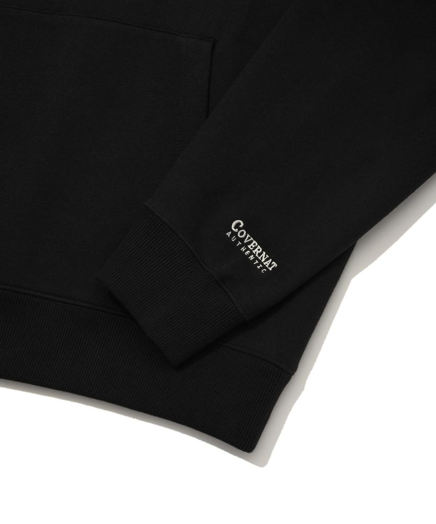 C Logo Hoodie Black