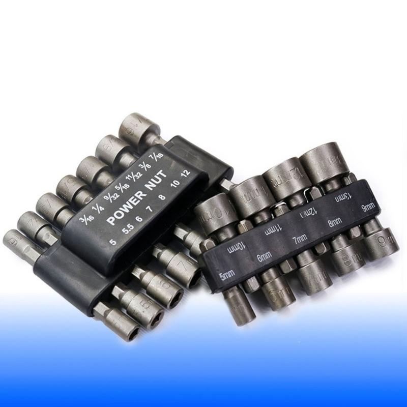 Precise Engineered Hexagonal Handle Socket Extension Rod Pneumatic Screwdriver Suitable for Tool Repairs DIYer Projects