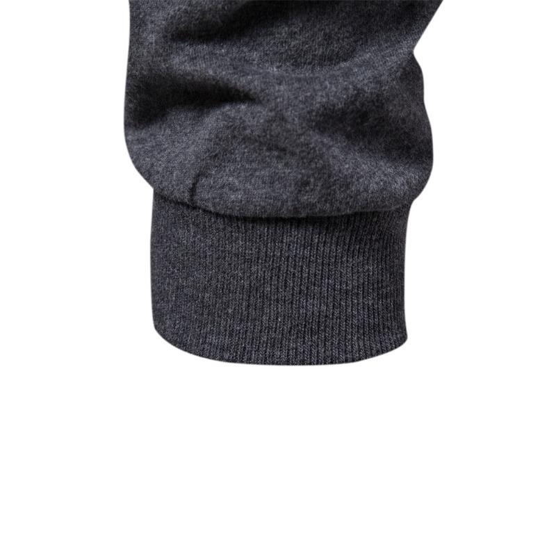 Męski T-shirt z długim rękawem w jednolitym kolorze, casualowy sportowy z okrągłym dekoltem, z czystej bawełny, z nadrukiem z literami, z długim rękawem, bazowa koszulka