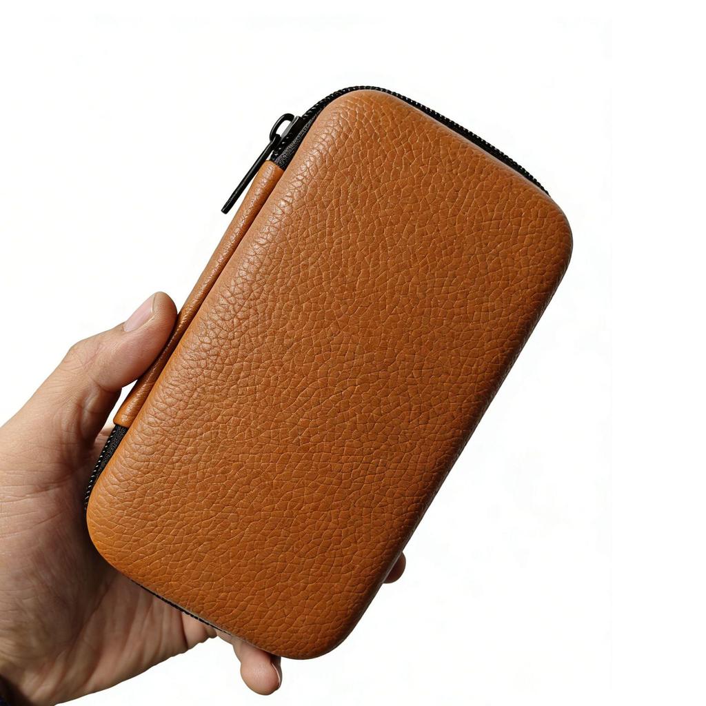 Men's Portable Cigar Case: 6-8 Piece Large Capacity Travel Storage Box