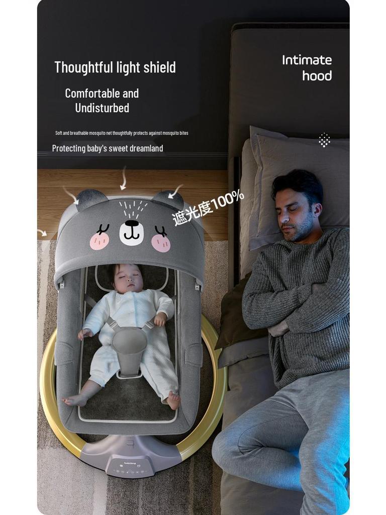 Multifunctional Electric Baby Rocking Chair - Soothing and Comforting Cradle for Infants