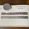 Cai Cai Xuan Xuan Strawberry Cream Star Frosted Silver Matte Washi Journal Tape