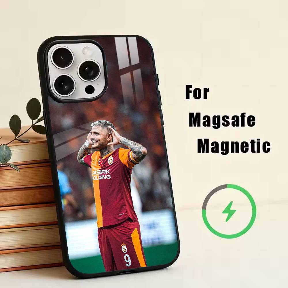 

G-Galatasaray 1905 Phone Case For iPhone17,16,15,14,13,12,11 Plus,Pro Magnetic For Magsafe Wireless Charging iPhone17Air