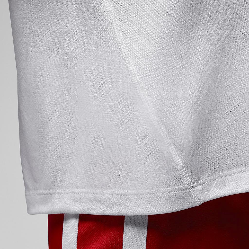 Jordan Sport Logo Loose Quick-Dry Short Sleeve T-Shirt Women Tops White FN5117-100