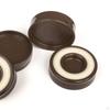 8 Pieces of Non-Skid Furniture Casters Cup Coasters Desk Riser Sofa