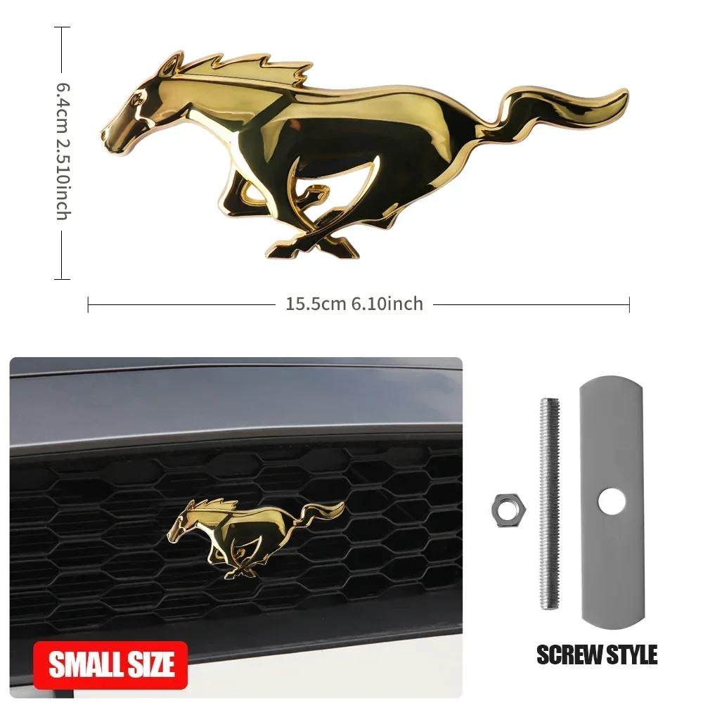 Car Sticker Ford New 2025 Hot 3D Metal Styling Car Front Grill Badge Sticker Decal for Ford Focus Mustang 2 3 4 MK2 MK3 MK5 Fies