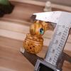 Green Sandalwood Gourd Pendant Phone Charm and DIY Hollow Ornament Jewelry.